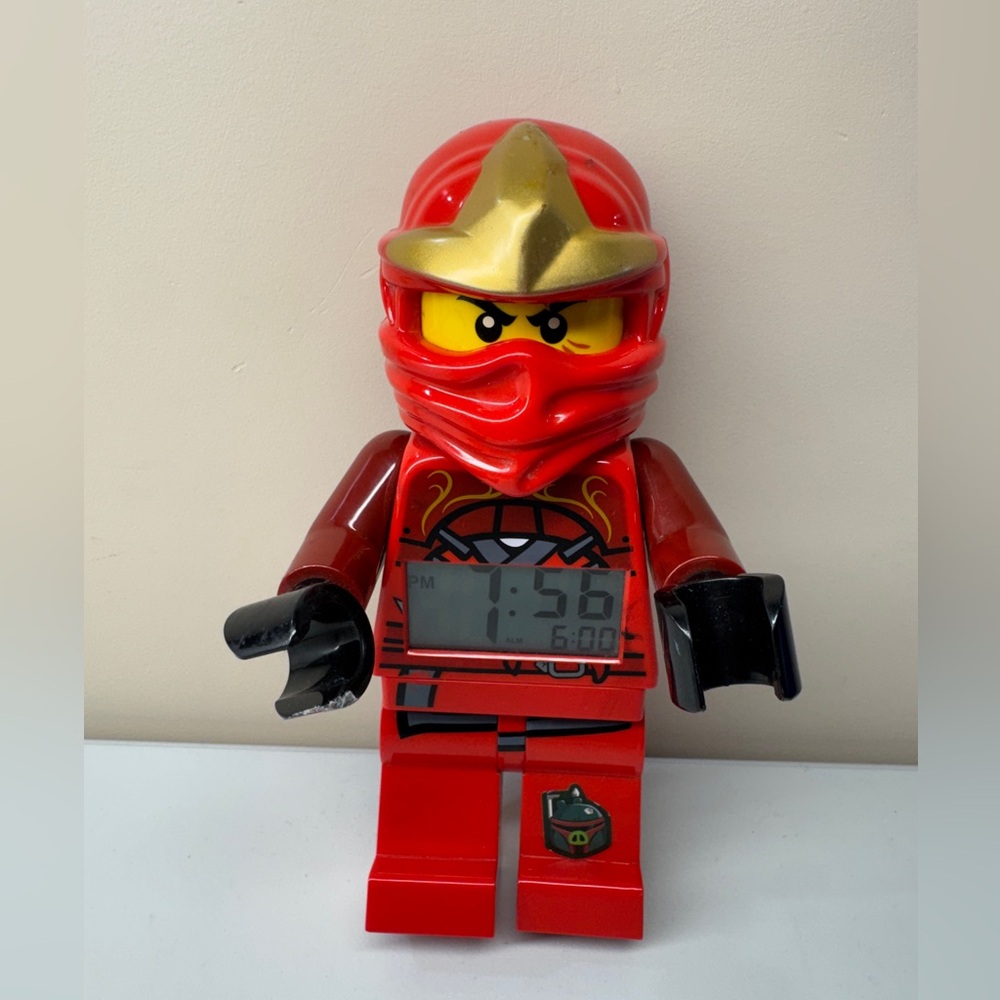 LEGO Ninjago Kai Minifigure Alarm Clock